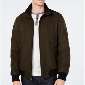 Green CK Men bomber jacket L